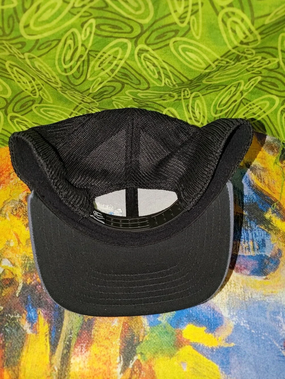 Blades Of Steel Embroidered Trucker Mesh Snapback Hat Cap OSFM